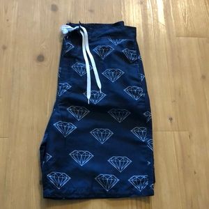 Men’s Diamond Supply swim trunks